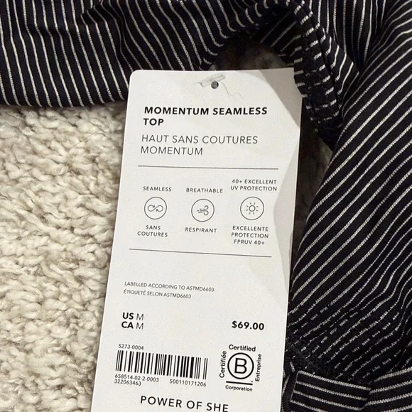 Athleta Momentum Seamless Long Sleeve Shirt - Picture 7 of 7